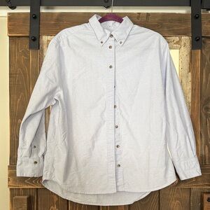 Madewell Light Blue Casual Button-Down Shirt